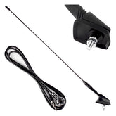 Antena de coche AM/FM de 41 cm con adaptador de 5 mm