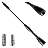 Antena de coche de aluminio de 16 cm con adaptador de 5/6 mm
