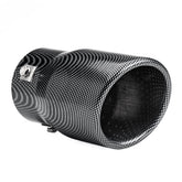 Cola de escape MT 007C en acero inoxidable cromado