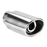 Cola de escape MT 003 en acero inoxidable cromado