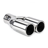 Embellecedor de escape MT 004 en acero inoxidable cromado