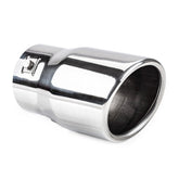 Cola de escape MT 007 en acero inoxidable cromado
