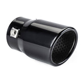 Cola de escape MT 017B en acero inoxidable cromado