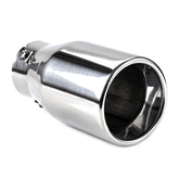 Cola de escape MT 018 en acero inoxidable cromado