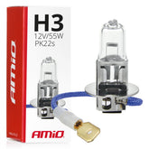 Bombilla halógena H3 Clear 12 V 55 W para faro antiniebla