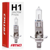 Bombilla halógena H1 transparente 24 V 70 W