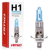 Bombilla halógena H1 azul 12 V 55 W Super White