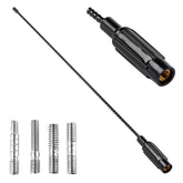 Antena de coche de 41 cm con cuatro adaptadores