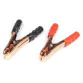 Pinzas de batería 150-300 A con aislamiento rojo y negro