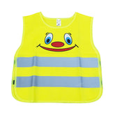 Chaleco de seguridad amarillo para niños con bandas reflectantes