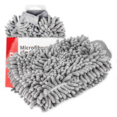 Guante de microfibra de doble cara Cwash-09 para la limpieza del coche