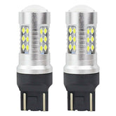 Bombilla LED T20 7443 W21/5W CANBUS con luz blanca