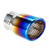 Cola de escape MT 017BLC en acero inoxidable cromado
