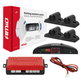 Sistema de aparcamiento con pantalla LED y cuatro sensores TRUCK negros