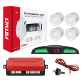Asistente de aparcamiento con pantalla LED COB y sensores blancos