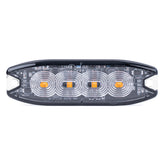 Luz de advertencia LED con 4 LED vista frontal
