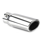 Cola de escape MT 021 en acero inoxidable cromado