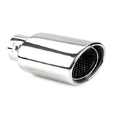 Cola de escape MT 023 en acero inoxidable cromado