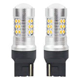 Bombilla LED CANBUS T20 7440 WY21W con luz ámbar