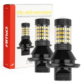 Luces LED diurnas con intermitente integrado para casquillo PY21W y BAU15s