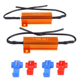 Resistencia LED CANBUS 50W 6 Ohm con conectores de conexión