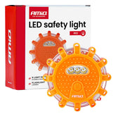 Luz LED de advertencia con imán y gancho