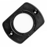 Marco de panel negro con un orificio para voltímetro redondo o cargador USB