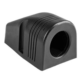 Carcasa de montaje exterior negra con orificio de 30 mm