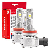 Bombillas LED H8 H9 H11 H16 con refrigeración activa