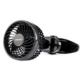 Ventilador para coche con pinza y hélice de 4,5 pulgadas