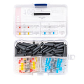 Set de conectores de soldadura y tubos termorretráctiles de 100 piezas