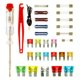 Kit de fusibles de 29 piezas con comprobador de tensión