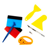 Kit de herramientas para instalar vinilo para coche con espátulas y cuchilla para vinilo
