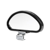 Espejo lateral convexo ajustable para ángulo muerto en color negro