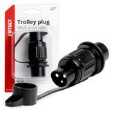 Conector de remolque de 3 polos para maquinaria