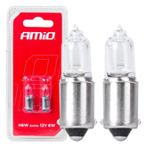 Bombillas halógenas H6W BAX9S 12 V 6 W, 2 uds.