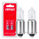 Bombillas halógenas H10W blancas con casquillo BAX9S