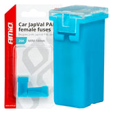 Fusibles mini PAL hembra JAPVAL de 20 A y 14 mm