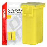 Fusibles JAPVAL PAL hembra mini de 60 A
