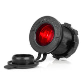 Toma de mechero impermeable con iluminación LED roja