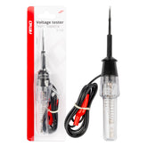 Comprobador de voltaje de 6-12 V con pinza de cocodrilo