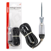 Comprobador de tensión 6-24 V con pinza de cocodrilo