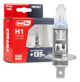 LumiTec H1 halogenpærer 12 V 55 W +135 procent DUO