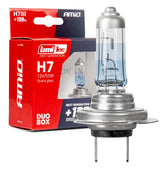 H7 halogenpærer 12V 55W med op til 135 procent mere lys