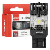LED-pære T20S 7440 W21W med FULL CANBUS og hvidt lys