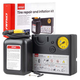 Kit de reparación de neumáticos con compresor de 12V