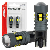 Hvid T10 LED-pære med 10 SMD 2525-LED'er