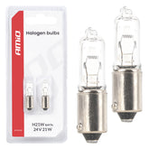 Halogenpære H21W 24 V 21 W med BAY9S-fatning