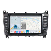 Mercedes-Benz W203 mm. - 8" Radio m. Apple CarPlay og Android Auto – Bilmedie.dk