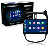 Peugeot 206 04-08 - Radio 9" con Apple CarPlay y Android Auto